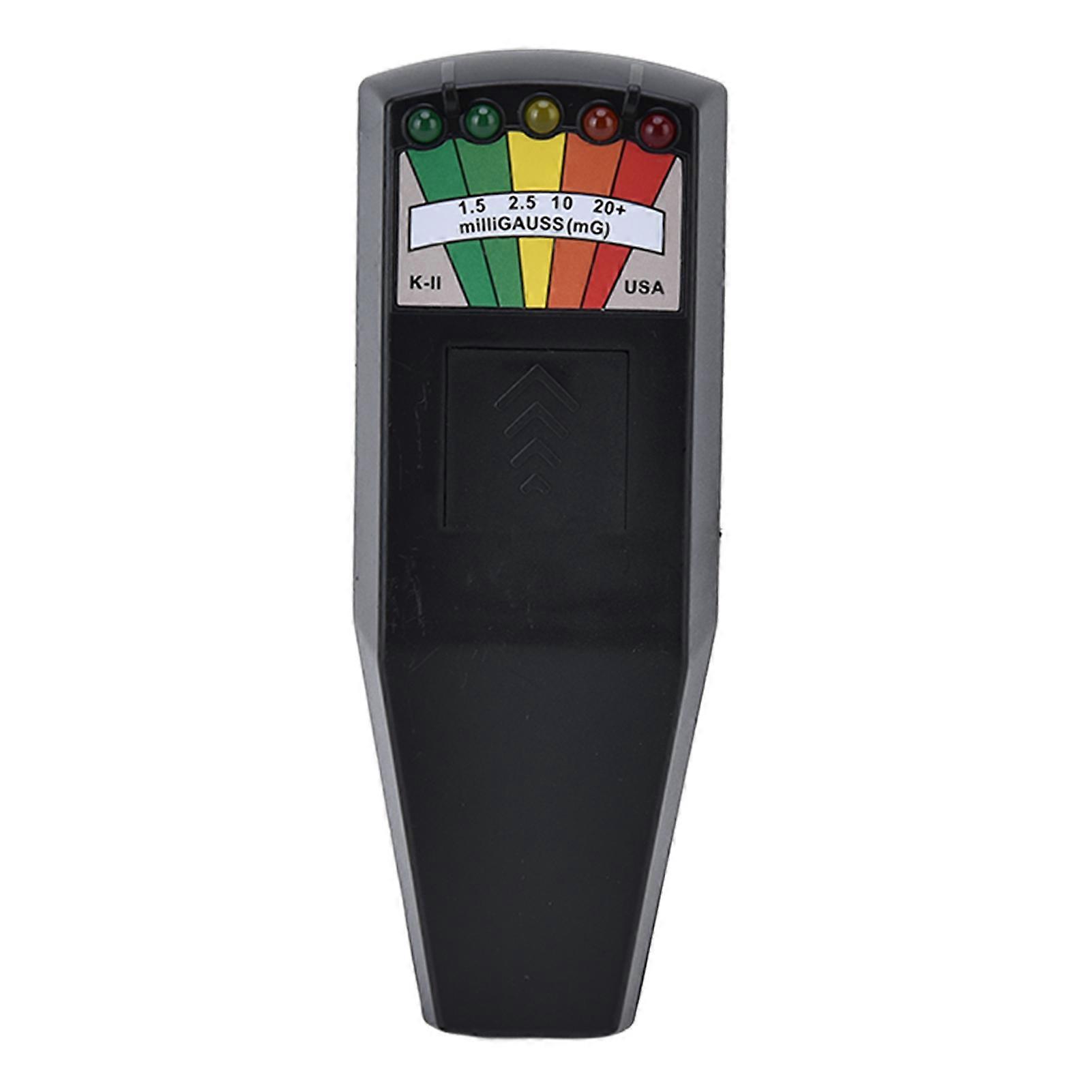 EMF Detector Colored LED Light Sensitive EMF Magnetic Field Radiation Tester Home Appliance Radiation Detector