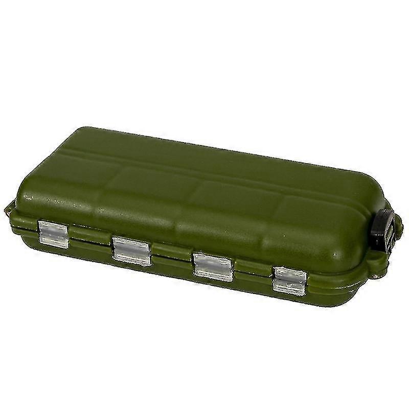 Double-sided 13 Compartments Fishing Tackle Box Baits Lures Hooks Storage Case