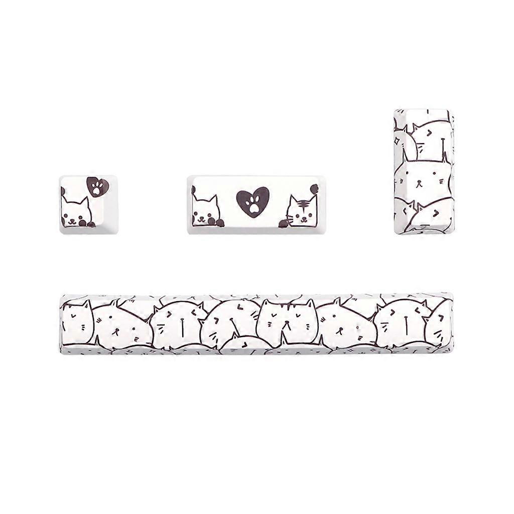 DIY PBT Keycaps 4 Pieces Spacebar ESC Enter Enter OEM Profile for Kailh Switch