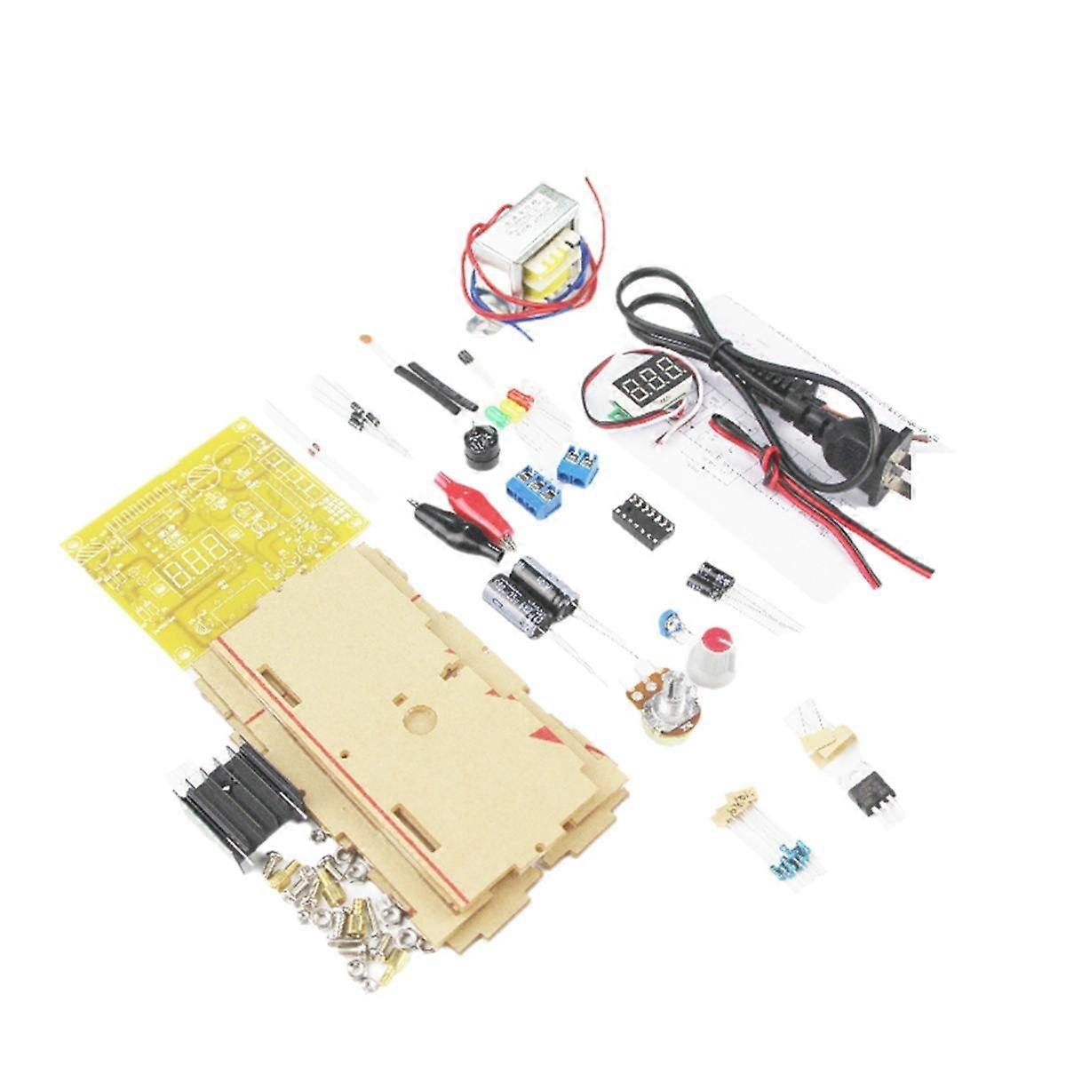 LM317 Adjustable Voltage Regulated Power Supply DIY Kit 220V Transformer Stabilized Power Supply la