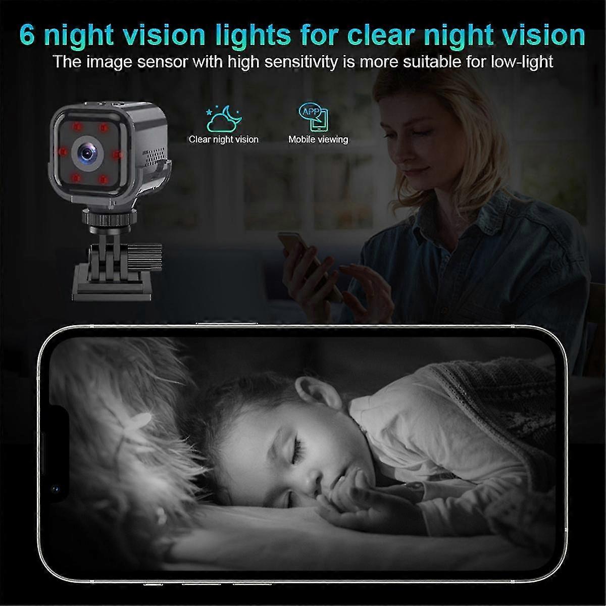 Wifi Monitoring Camera Motion Detection,built-in Battery 960mah Long Standby Baby Camera Pet Monitoring Camera B