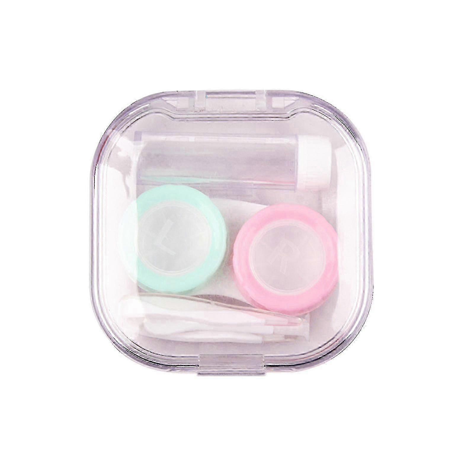 Reizen Outdoor Leuke Mini Opslaghouder Case Mirror Box Container Lens Case Eye