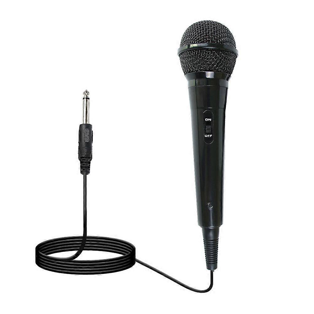 Wired Dynamic Microphone Plug-Play Universal Cardioid Dynamic Vocal Mic with Long Cable Karaoke Singing Machine Accessories