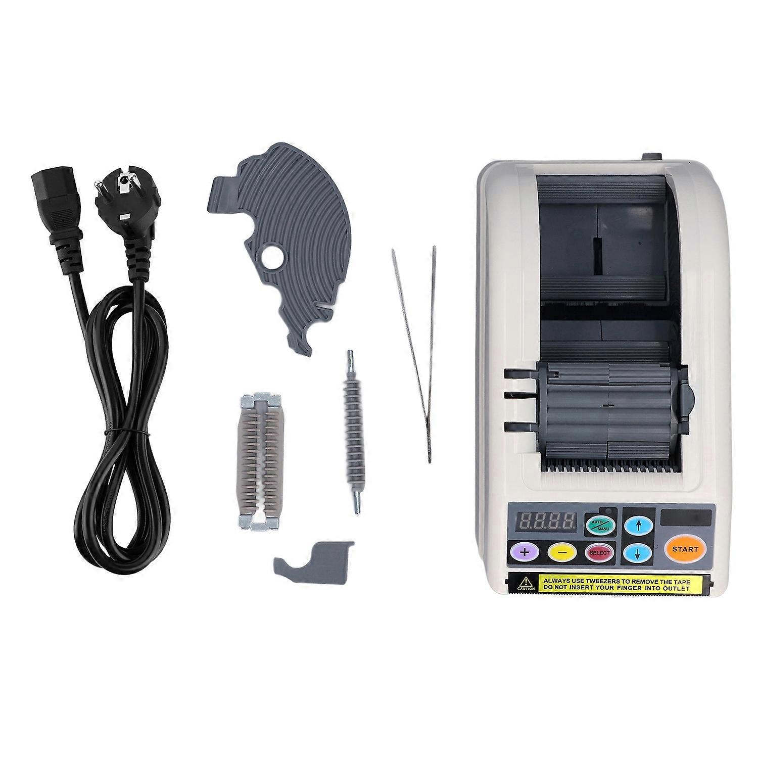 Automatic Tape Dispenser Maximum 999mm Cutting Length Electric Tape Cutter Dispenser for 6‑60mm Widt