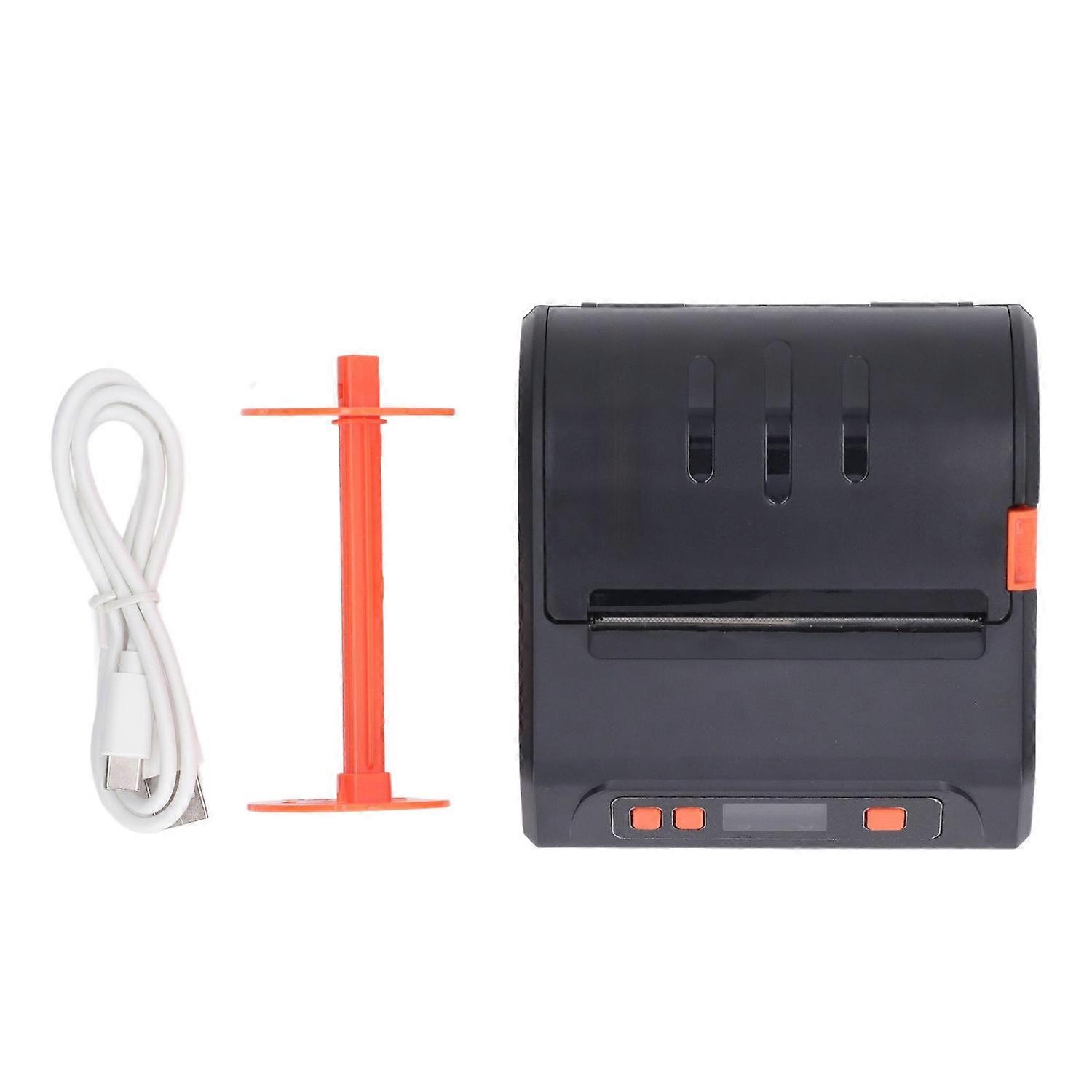 Bluetooth Thermal Printer 80mm 203DPI Label Printer Pocket Printer for Home Warehouse