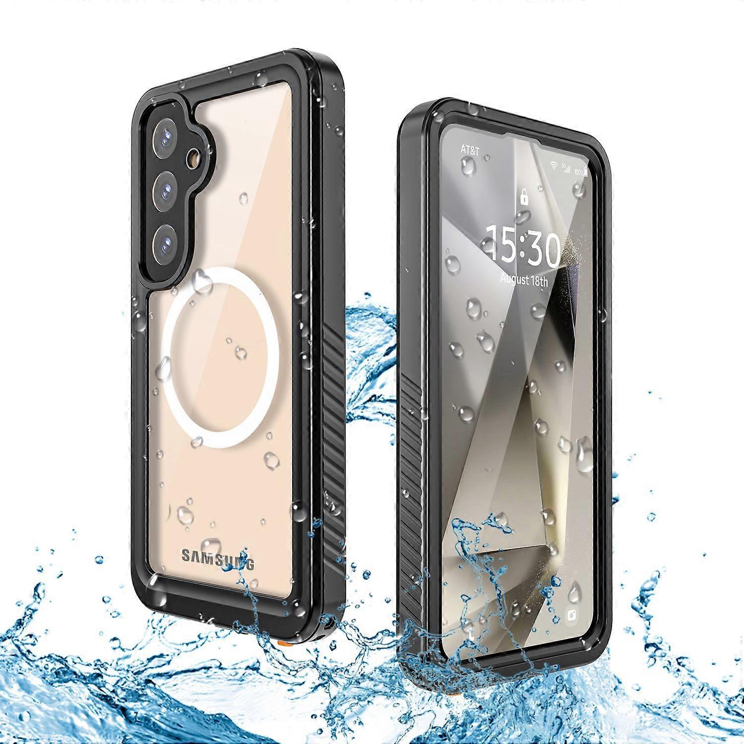 For Samsung Galaxy S25 Plus MagSafe Full Waterproof Protective Case