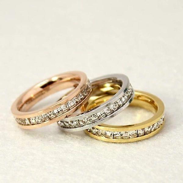 Titan rustfritt stål forlovelsesring [gull]