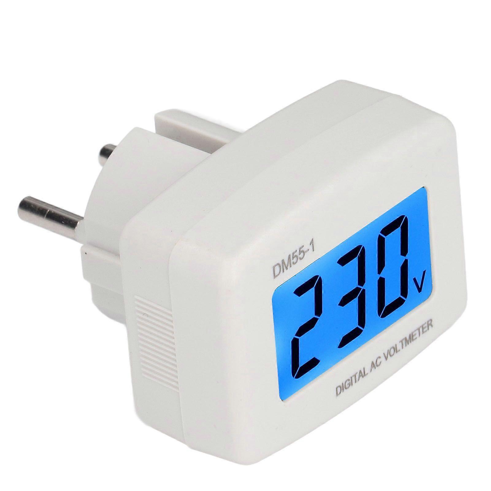 DM551 Digital Voltmeter Easy to Read LCD Digital Voltage Measuring Monitor for Home 100300V