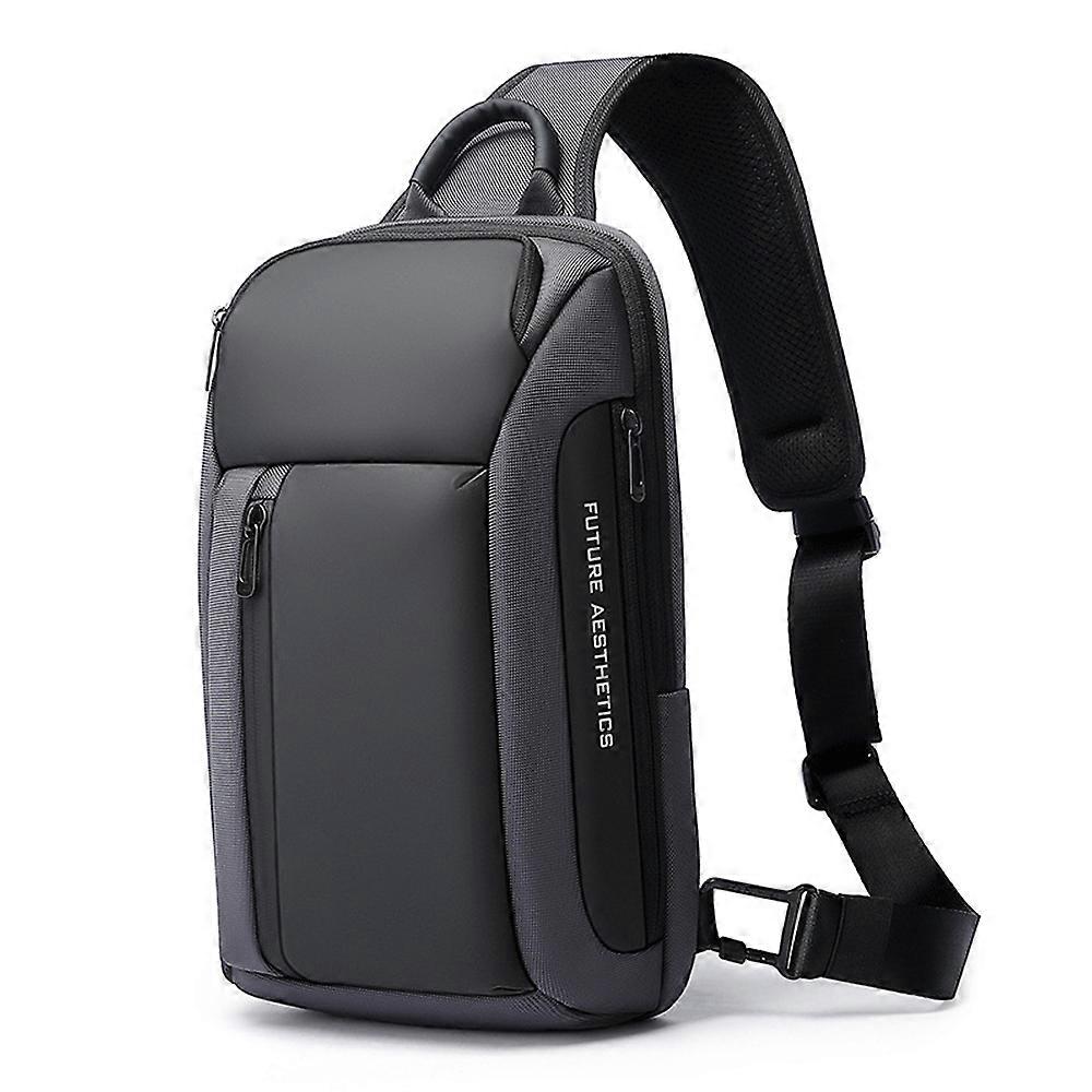 Gray Sling Bag for Men - Large and Handy
