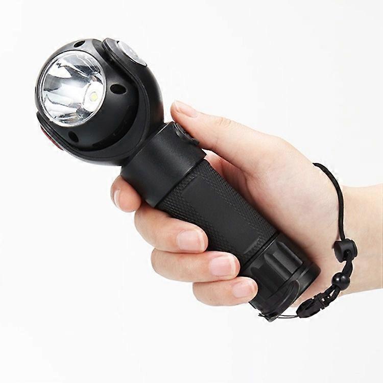 SKYWOLFEYE Lamp Head 360 Degree Rotation USB Rechargeable LED Glare Flashlight With Magnet COB Work Light Without Battery