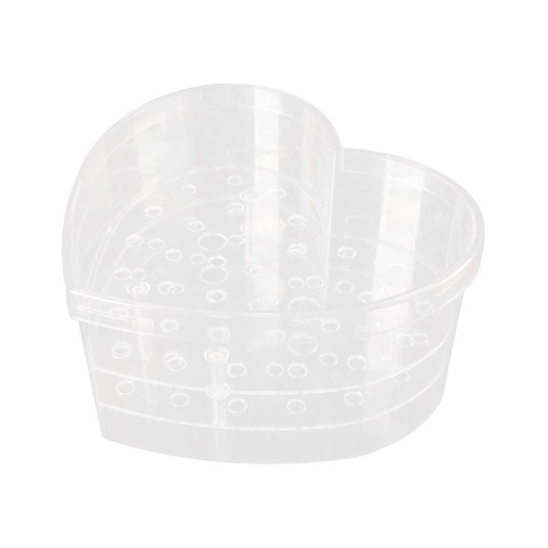 Clear Heart Shaped Plastic Container Transparent Valentine Present Flower Box for Valentine Packaging