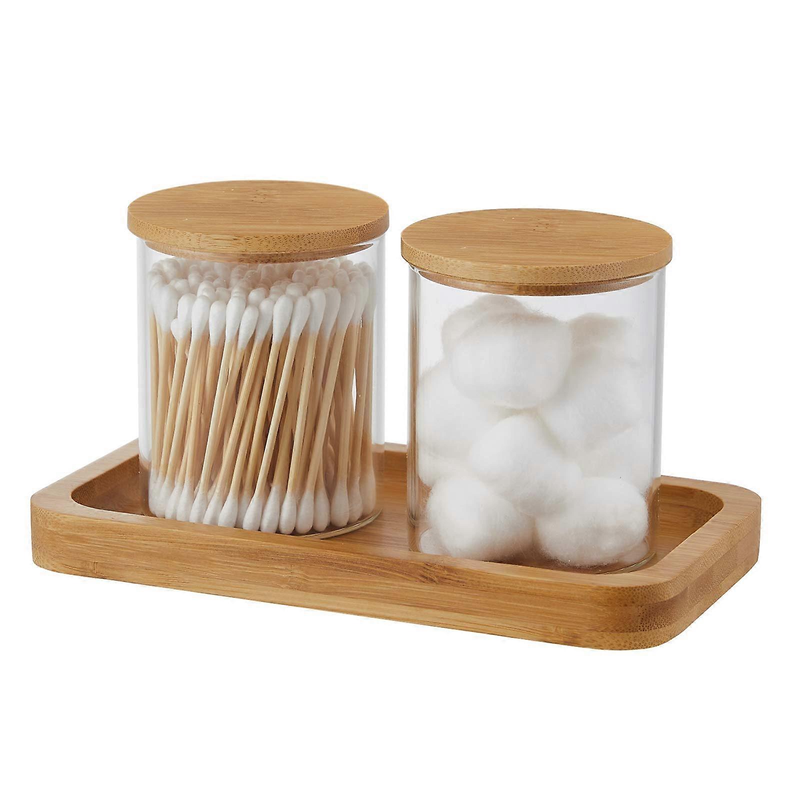 Qtip holder for bathroom organization and storage