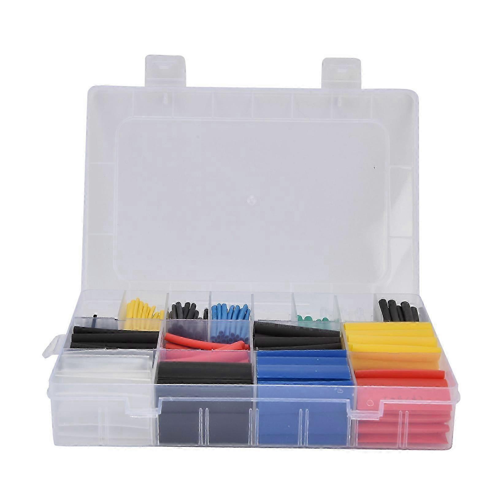 580Pcs Heat Shrink Tubing Insulation Protection Colorful Shrinkable Kit Combination