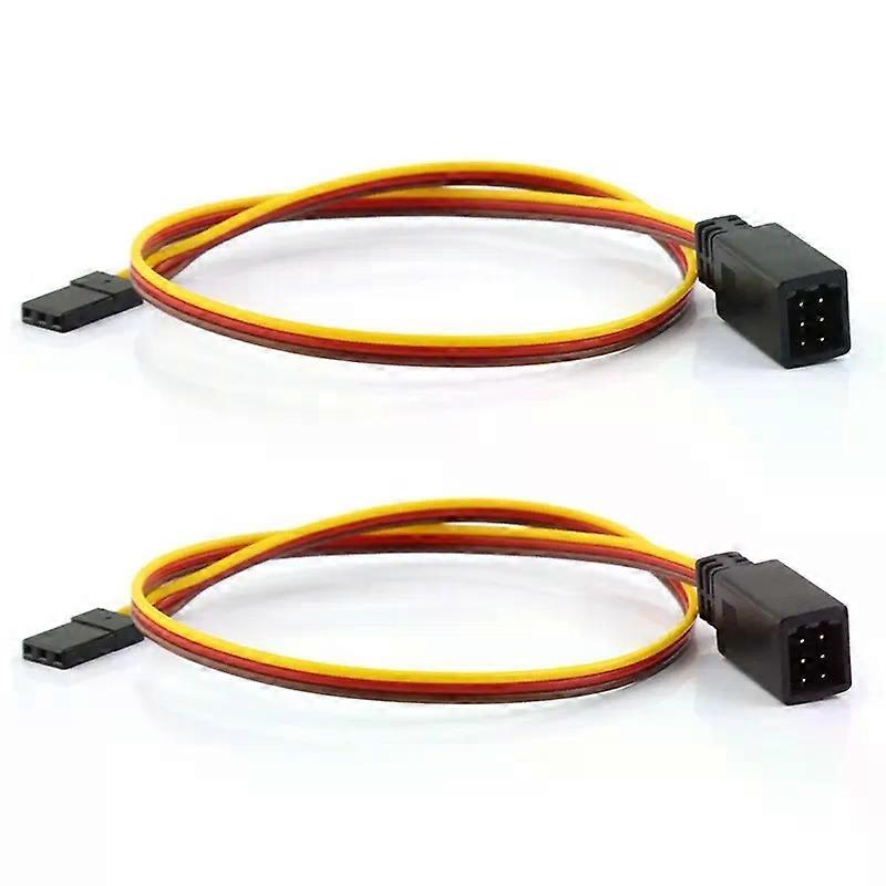 FBIL-2Pcs 35Cm RC Servo 1 to 2Y 2 in 1 Extension Cord Adapter Wire for Futaba JR RC Model Airplane Car Helicopter DIY
