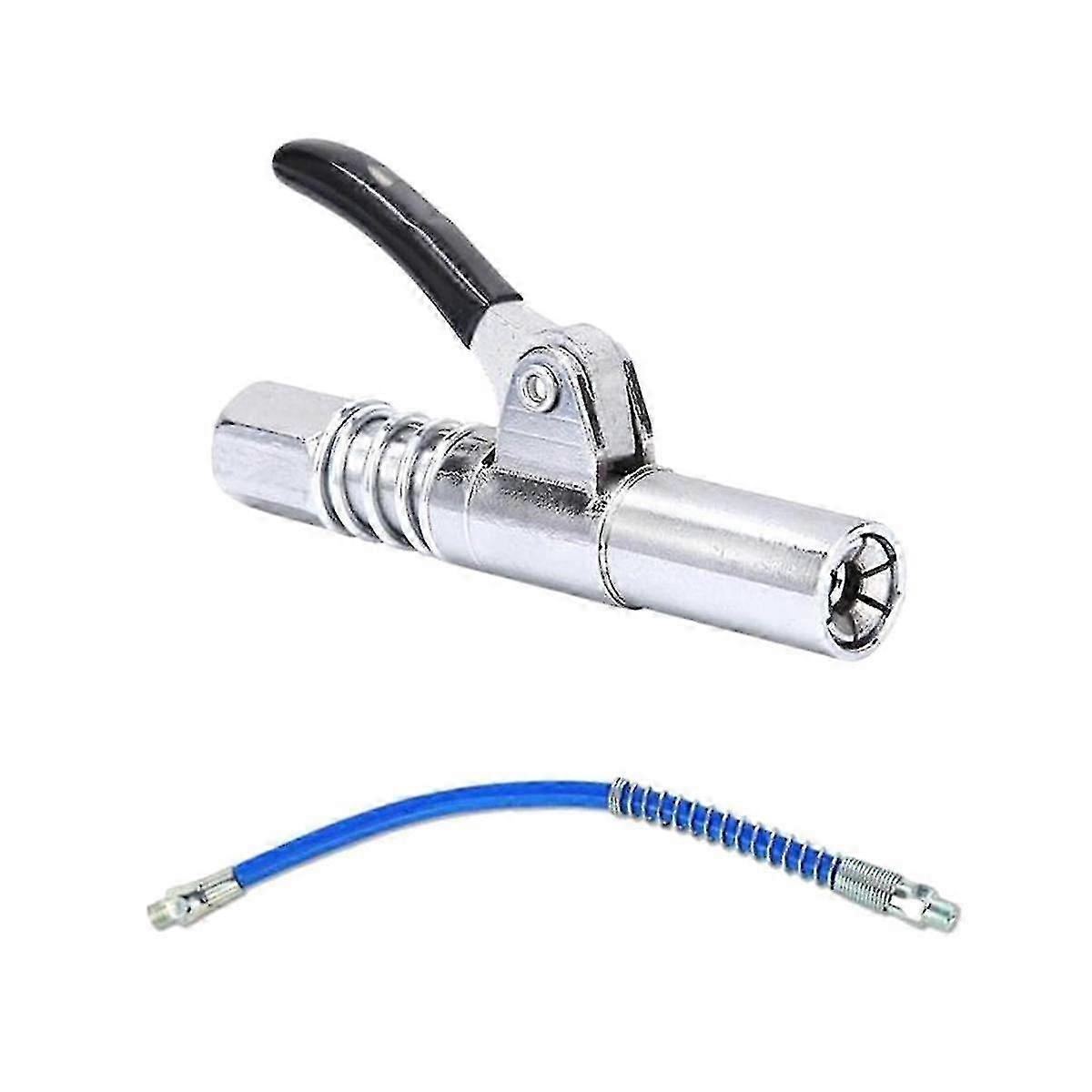 Manual Grease Pump Head with Coupler & Nozzle - Oil Filling Tool for Grease Nipples