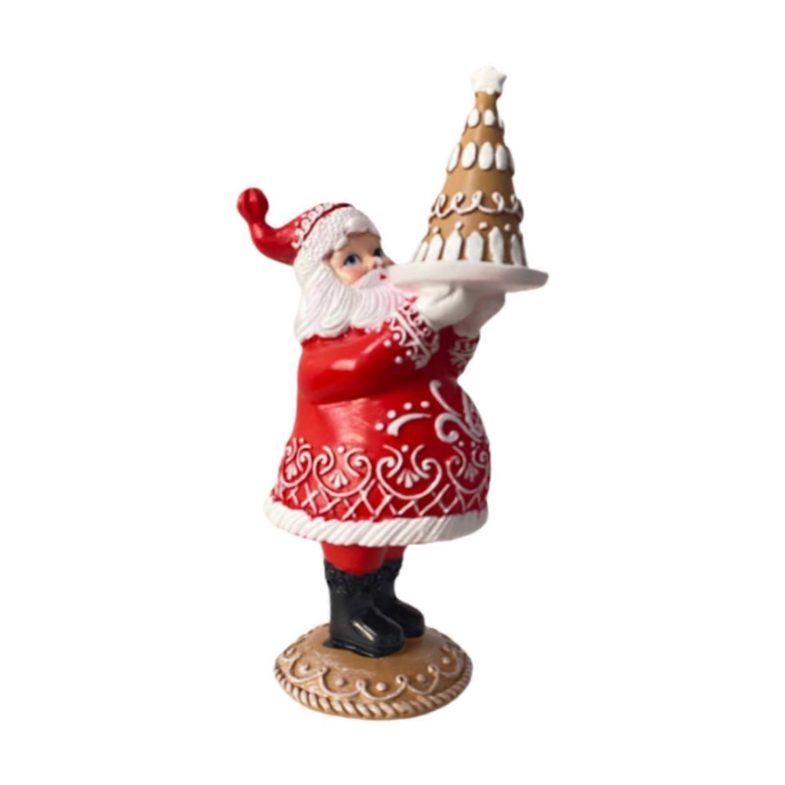 Julefigur Juledekorasjon Samleobjekt Harpiks Desktop Ornament Xmas
