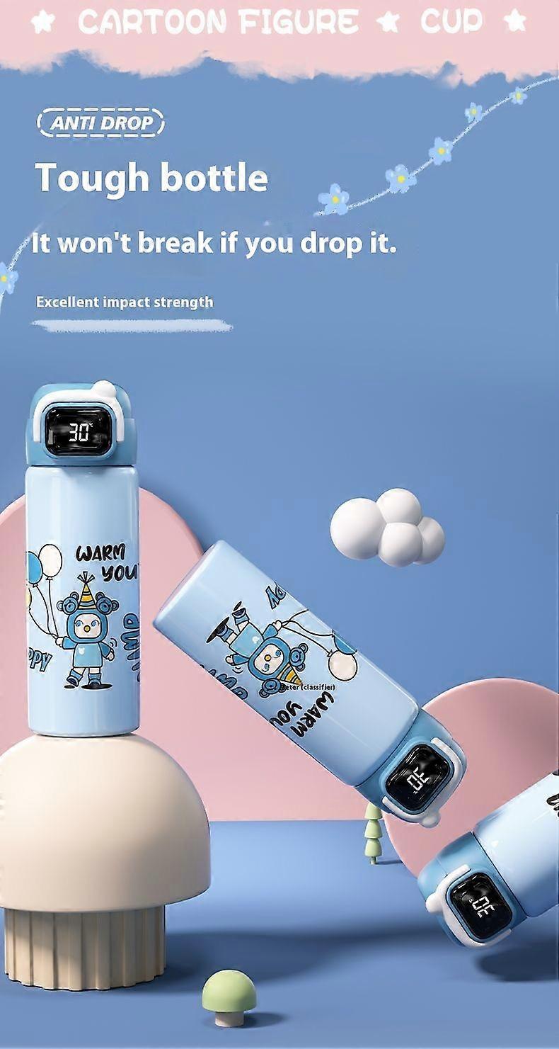 17oz Insulated 304 Stainless Steel Water Bottle with Straw for Sports,School BPA-Free Sports Water Bottle-Pink