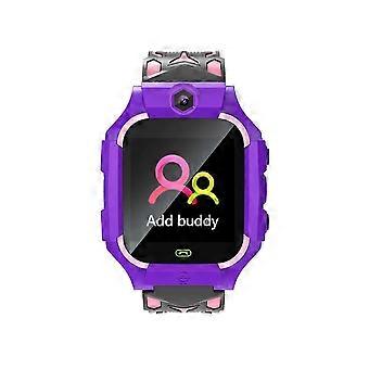 Kinderen 4g Horloge Gps Wifi Video Oproep Sos Waterdicht Kinderen Kijken Camera Locatie Tracker Lokaliseren Telefoon Horloge Paars