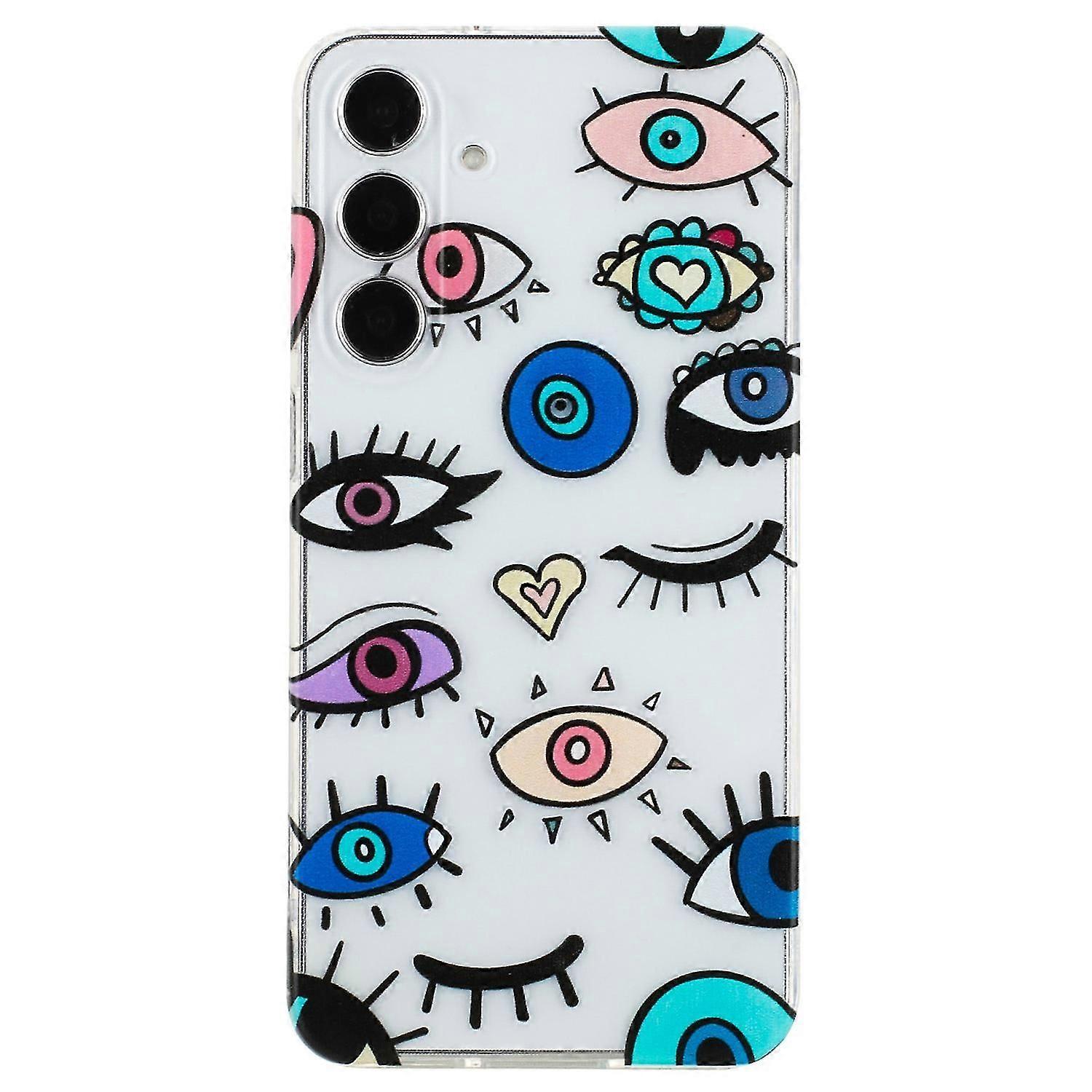 unbrand compatible Samsung Galaxy A34 5G Case Pattern Printing Shockproof Soft TPU Phone Cover Monst