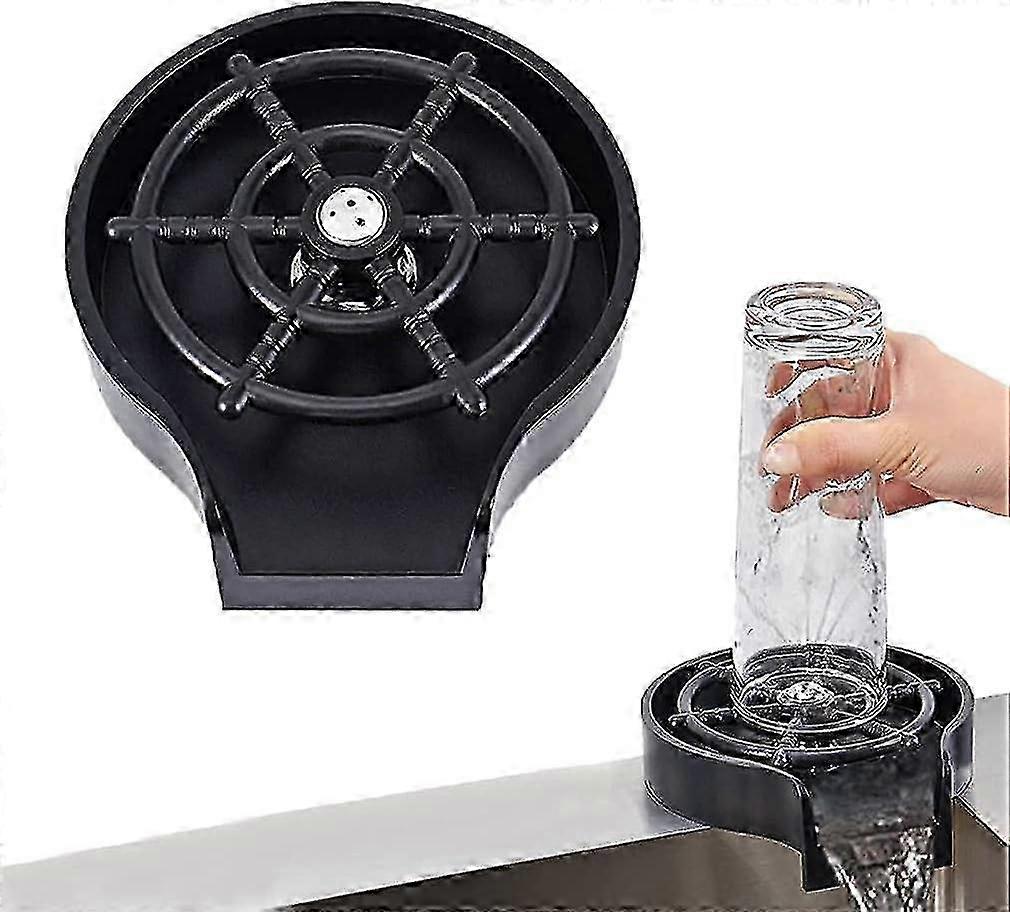 2024 Faucet Glass & Bottle Washer for Kitchen Sink - Automatic Multi-Angle Cleaner