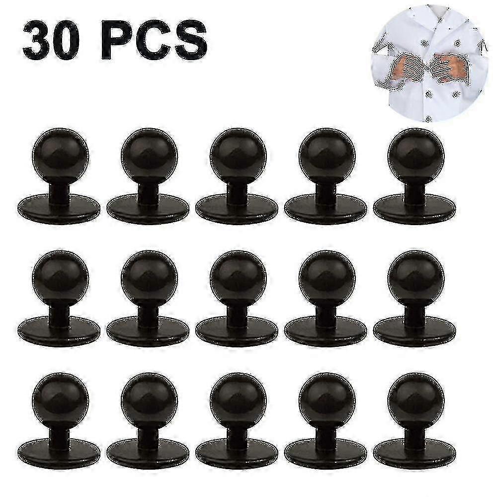 30 st kockjacksknappar plastknappar bollknappar