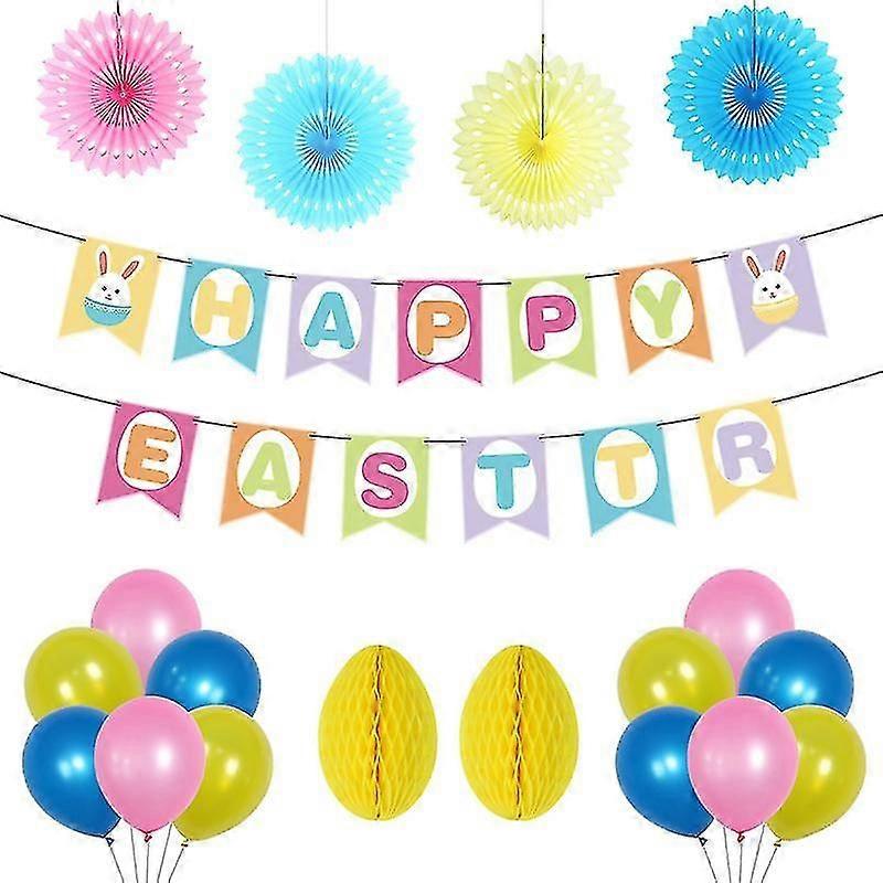 1set Easter Banner Set