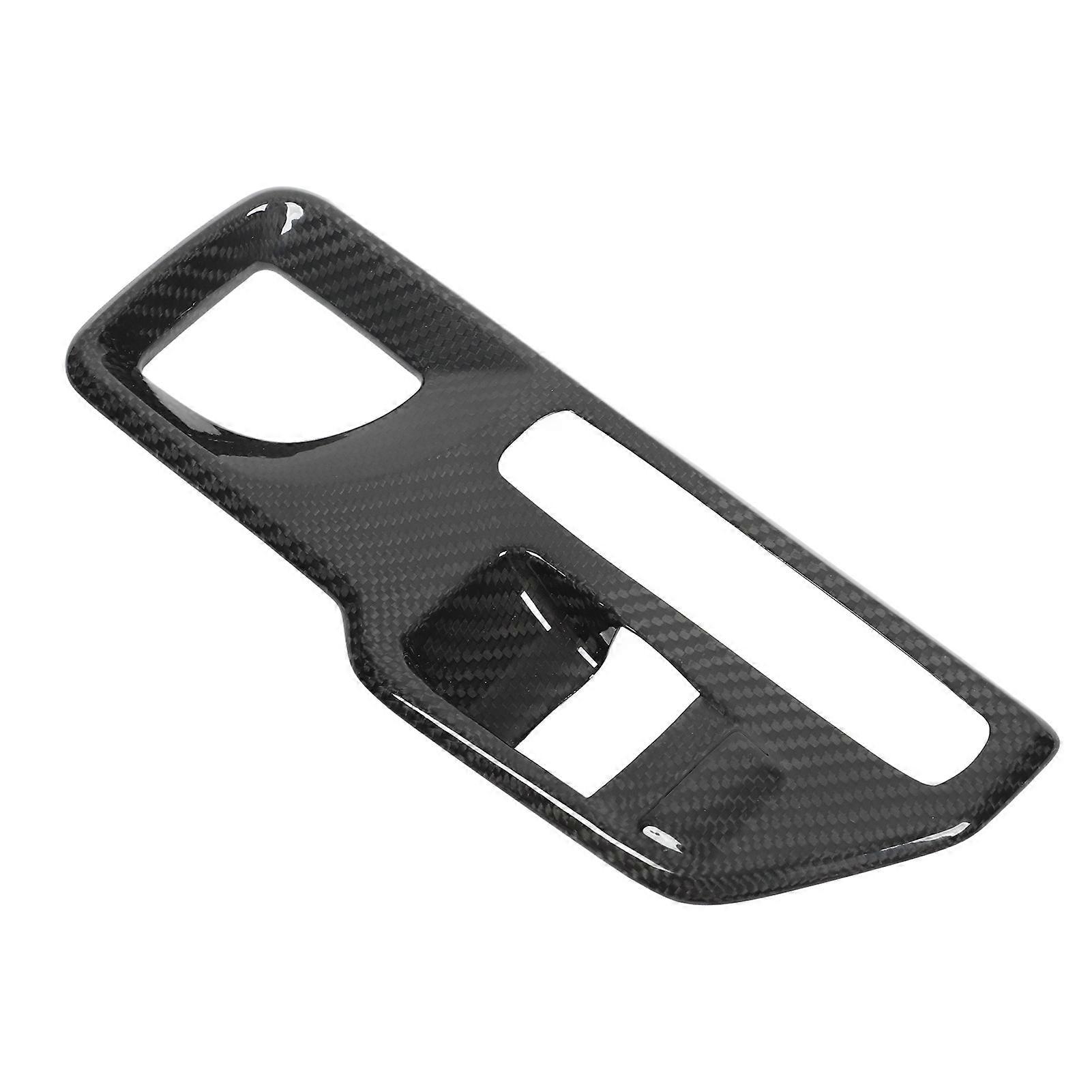 Carbon Fiber Gear Shift Panel Trim Car Interior Center Console Sticker for Supra GR J29/DB 2019‑2022