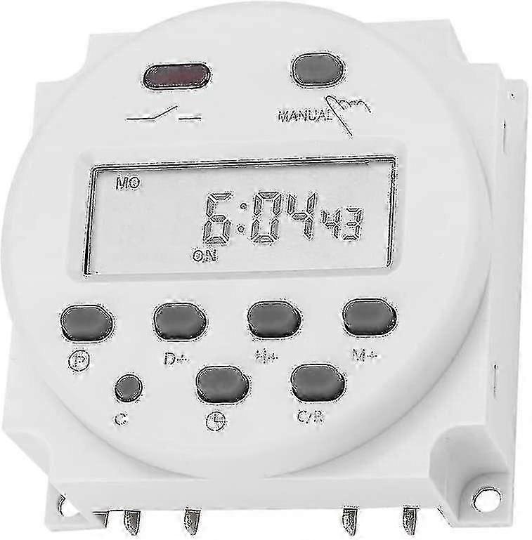 12V 16A Programmable Digital Timer Switch For Cn101a Mini Power Control