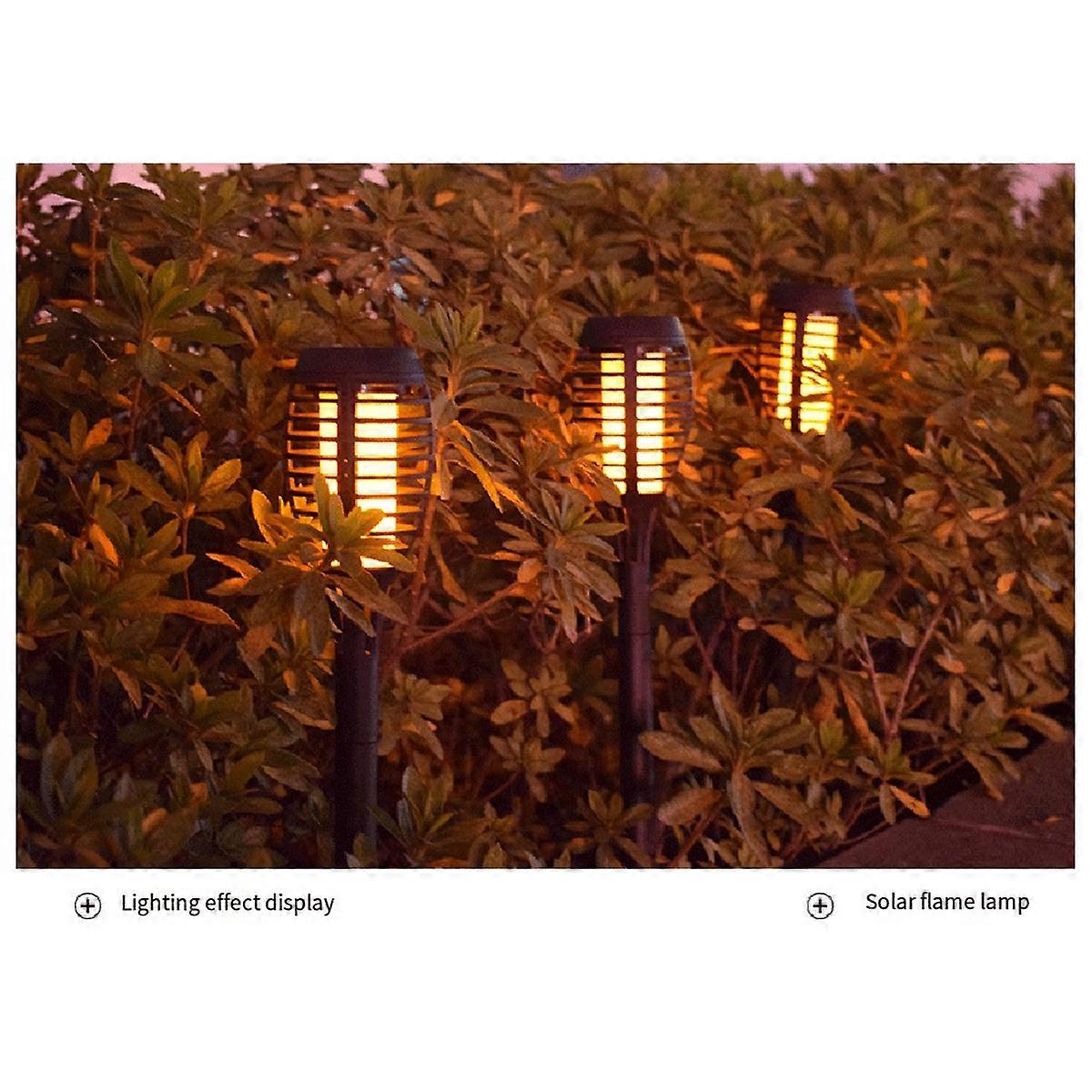  solar led flame light,outdoor decorative landscape light A