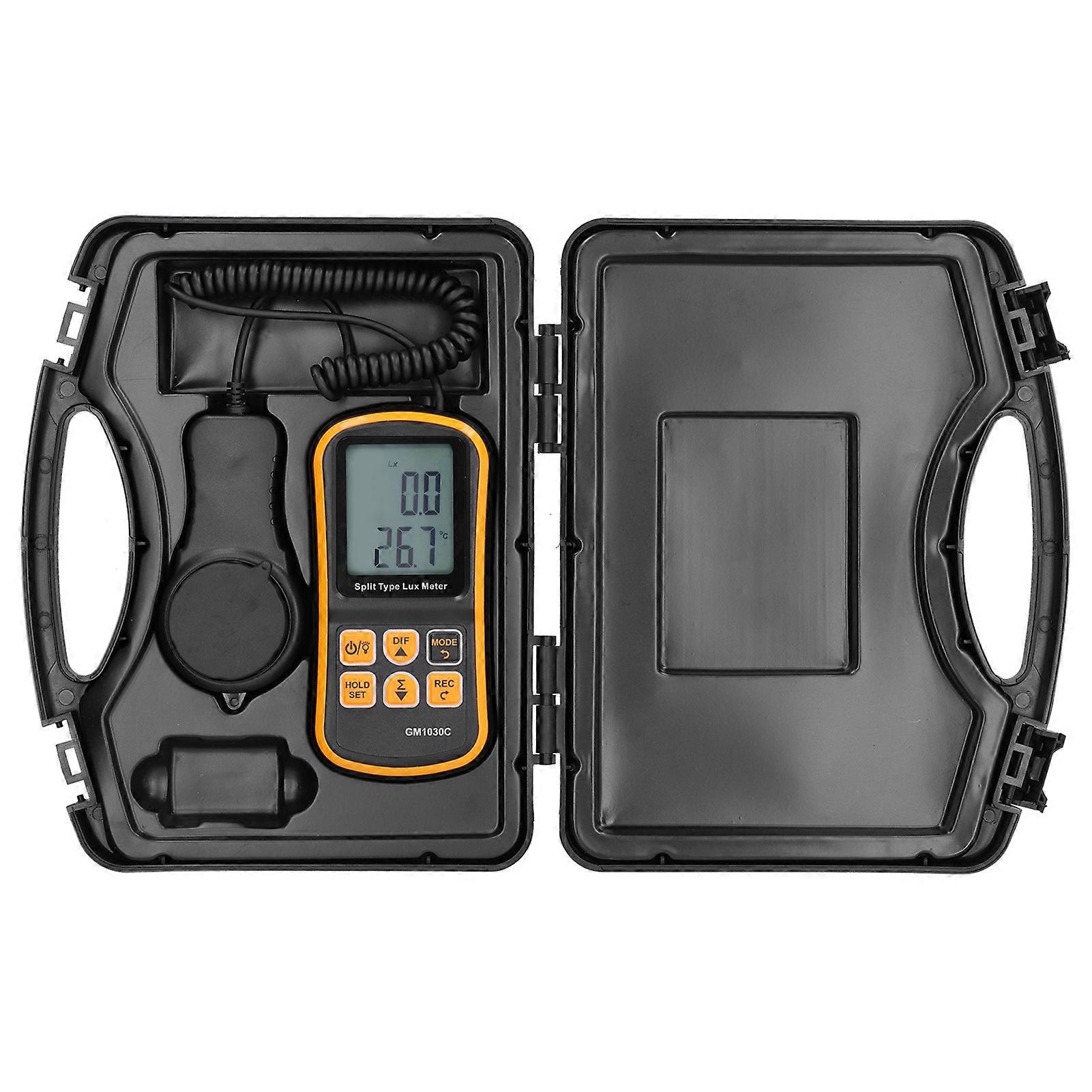 GM1030C 0~200,000 Lx Digital Light Meter High Accuracy AutoRanging Portable Luxmeter Photometer