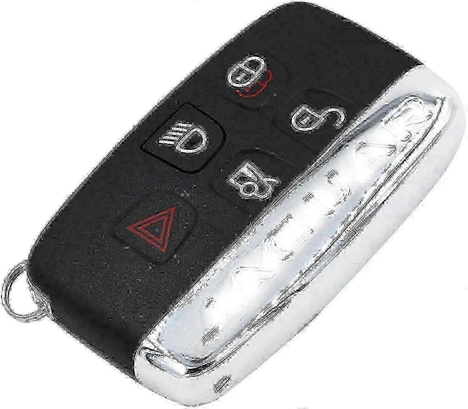 5 Button Remote Car Key Shell Case Replacement For Jaguar Xe Xf Xj Xk - JA