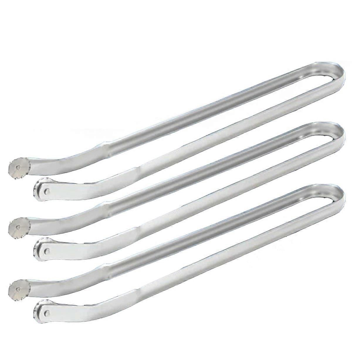 BBQ Sausage Stuffer Tongs, Long Handle Kitchen Tongs for Turning,B