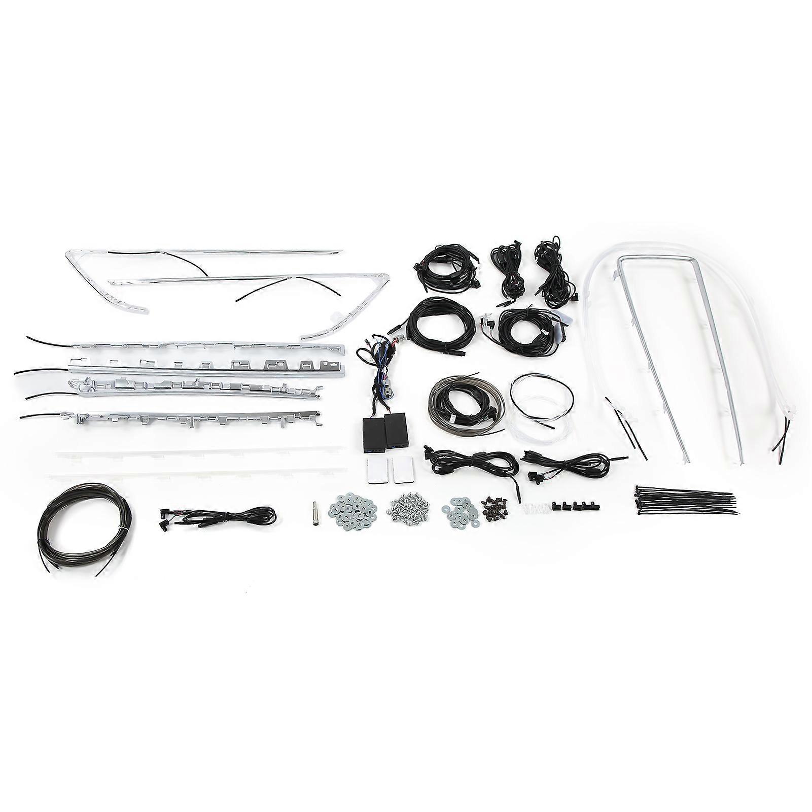 Upgrades 64 Colors APP Touch Control Interior Ambient Lighting Kits Replacement for Tesla Model Y 2021+