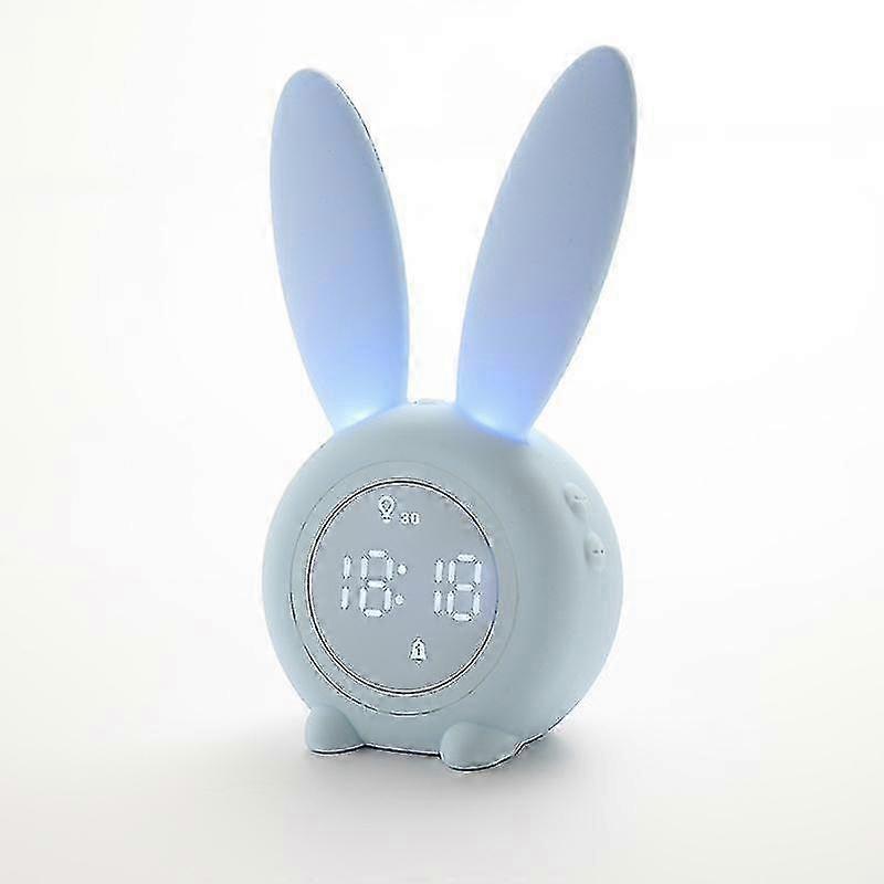 Children's touch control alarm clock with rechargeable night light