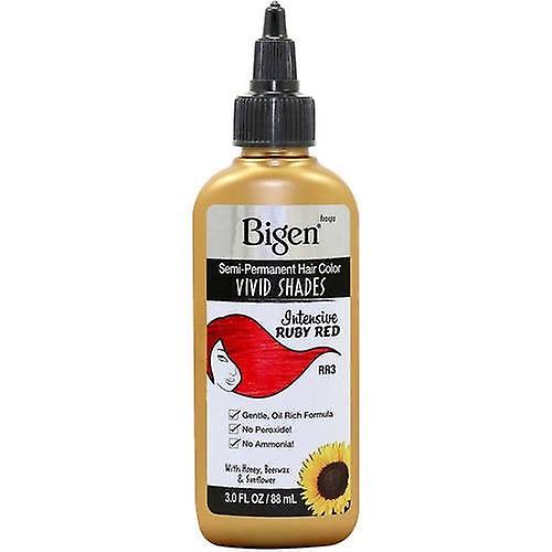 Bigen Semi Permanent Hair Color, Rr3 Intense Ruby Red, 3 Oz