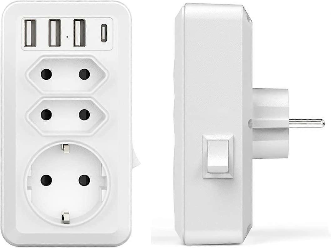 Power Strip, 7-in-1, Intelligent Load Distribution Chip