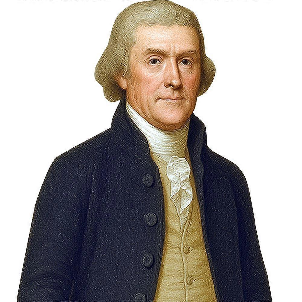 Thomas Jefferson (Pantalones cortos) Half Body Buddy Cutout