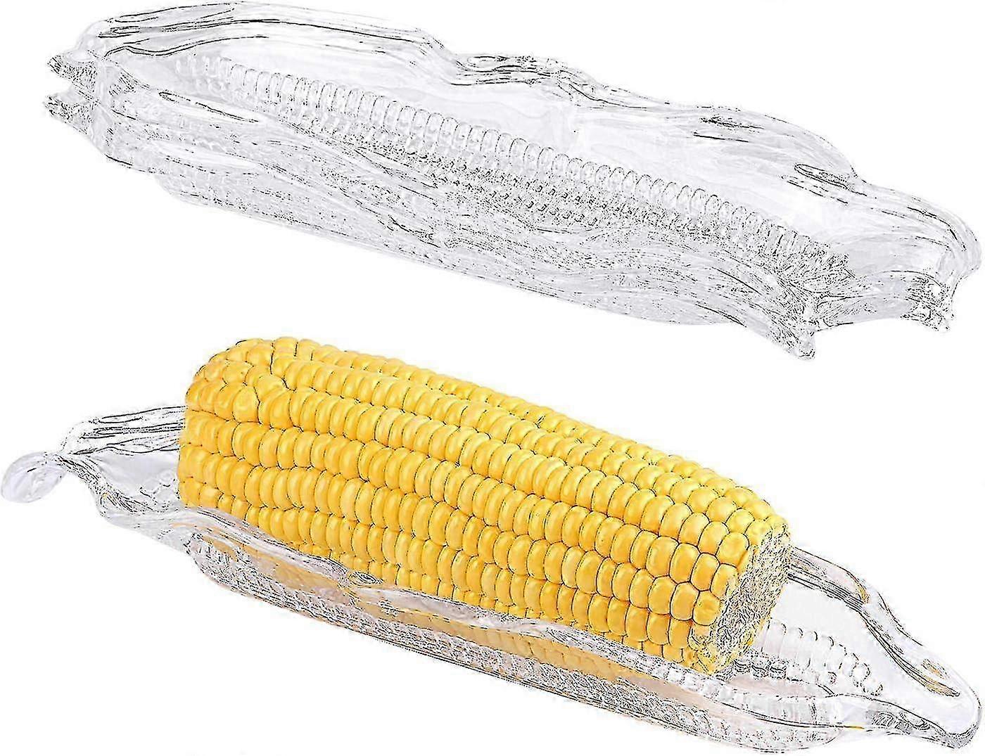 3 Pack Plastic Corn Trays for Butter Cob Dinnerware