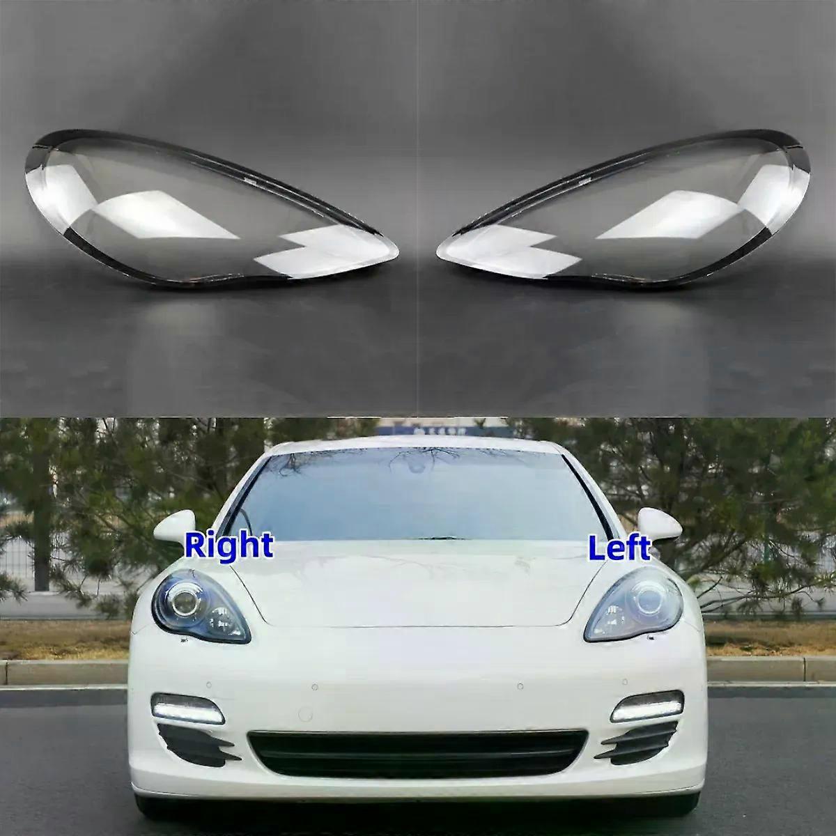 جودة عاليةلبورش باناميرا 2010 2011 2012 2013 منتجات إكسسوارات السيارة استبدال مصباح أمامي شفاف للكمبيوتر الشخصي أضواء زجاجية قذيفة الحافة السوداء