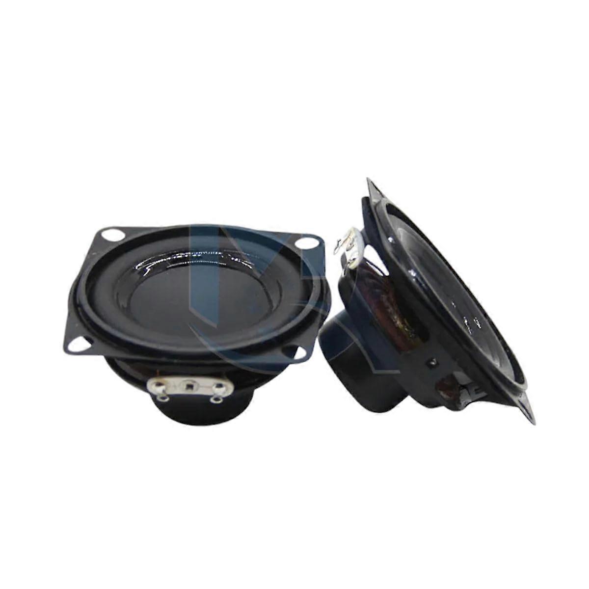 50MM Mini Audio Speakers, 1Pcs 16 Core 4 Ohm 6W Full Range Rubber Side NdFeB Magnetic Speaker for Home Audio