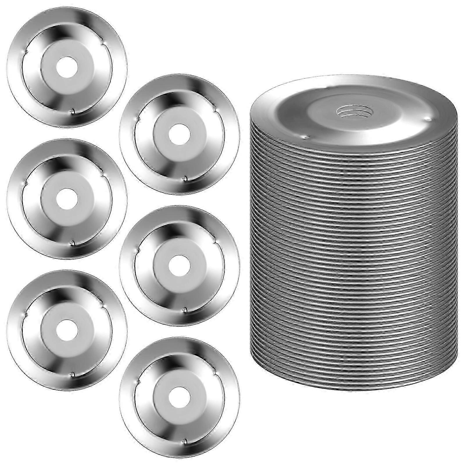 50pcs Tambourine Ring Cymbals Ching Rings for Percussion Instruments