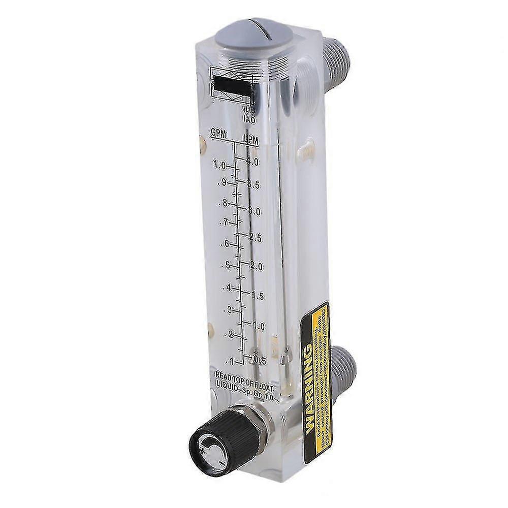 For LZM 15T Adjustable Panel Type Flowmeter Flow Meter for Liquid 0.5 4LPM WS2826