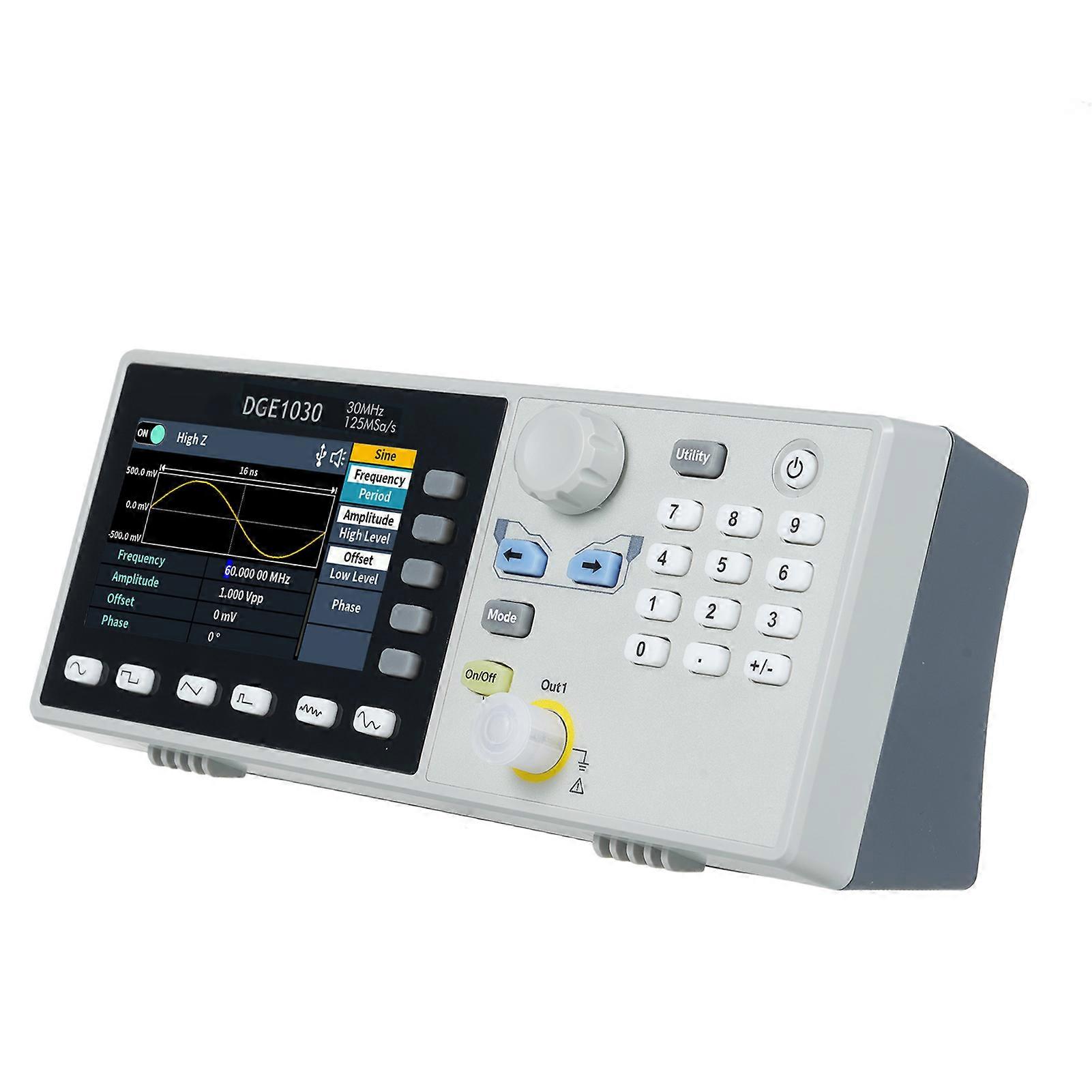30MHz 125MSa/s Arbitrary Single Channel 1CH 3.6inch LCD Display Benchtop 14Bits Waveform Generator