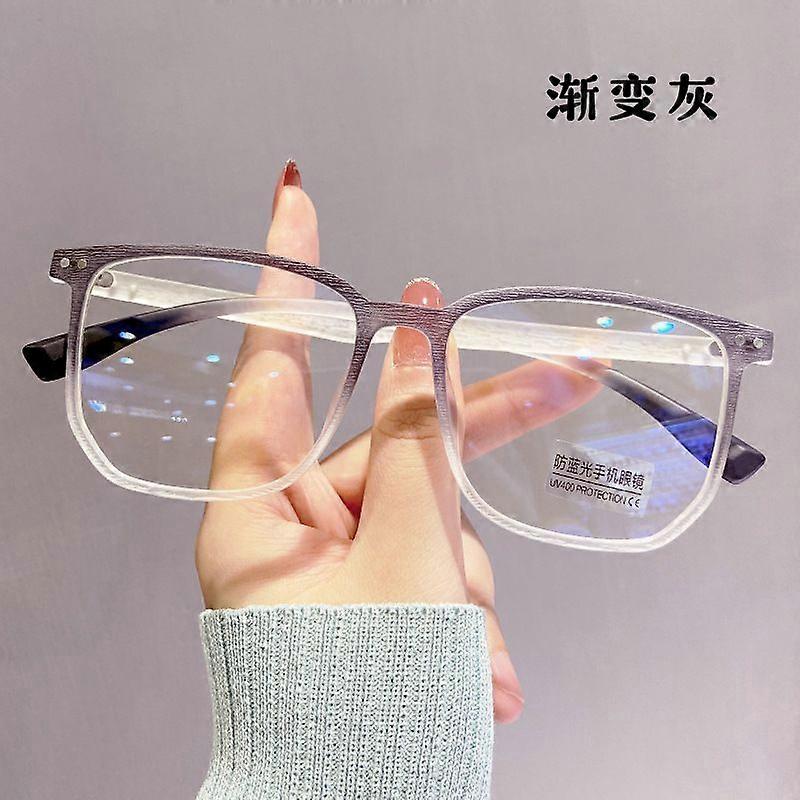 Transparent Computer Glasses Frame Women Men Blue plating film polygon Eyewear Blocking Glasses Optical Spectacle Eyeglass