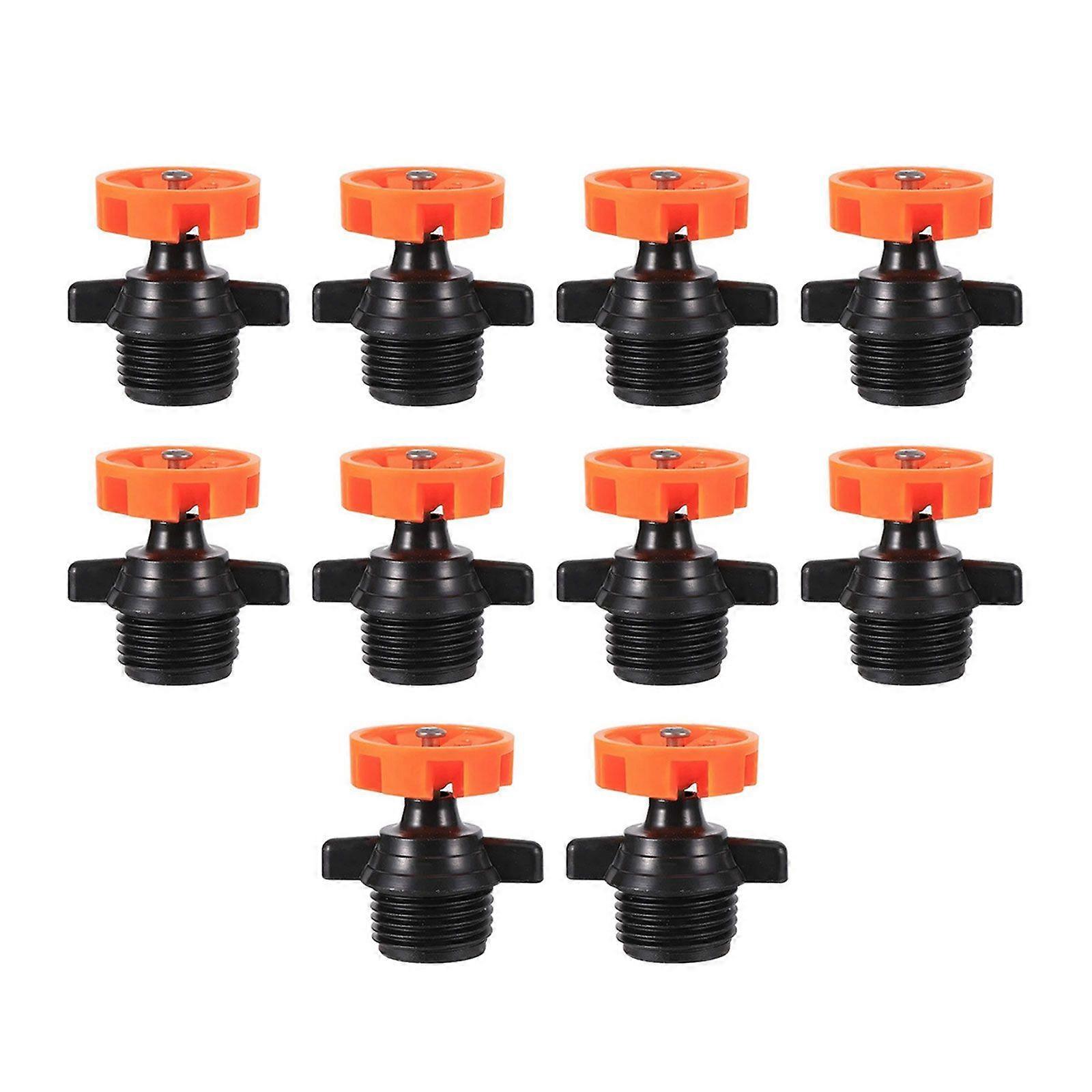 10X Automatic Rotating Sprinkler Heads Micro Sprinkler 360.Rotation for Garden,Best Discount