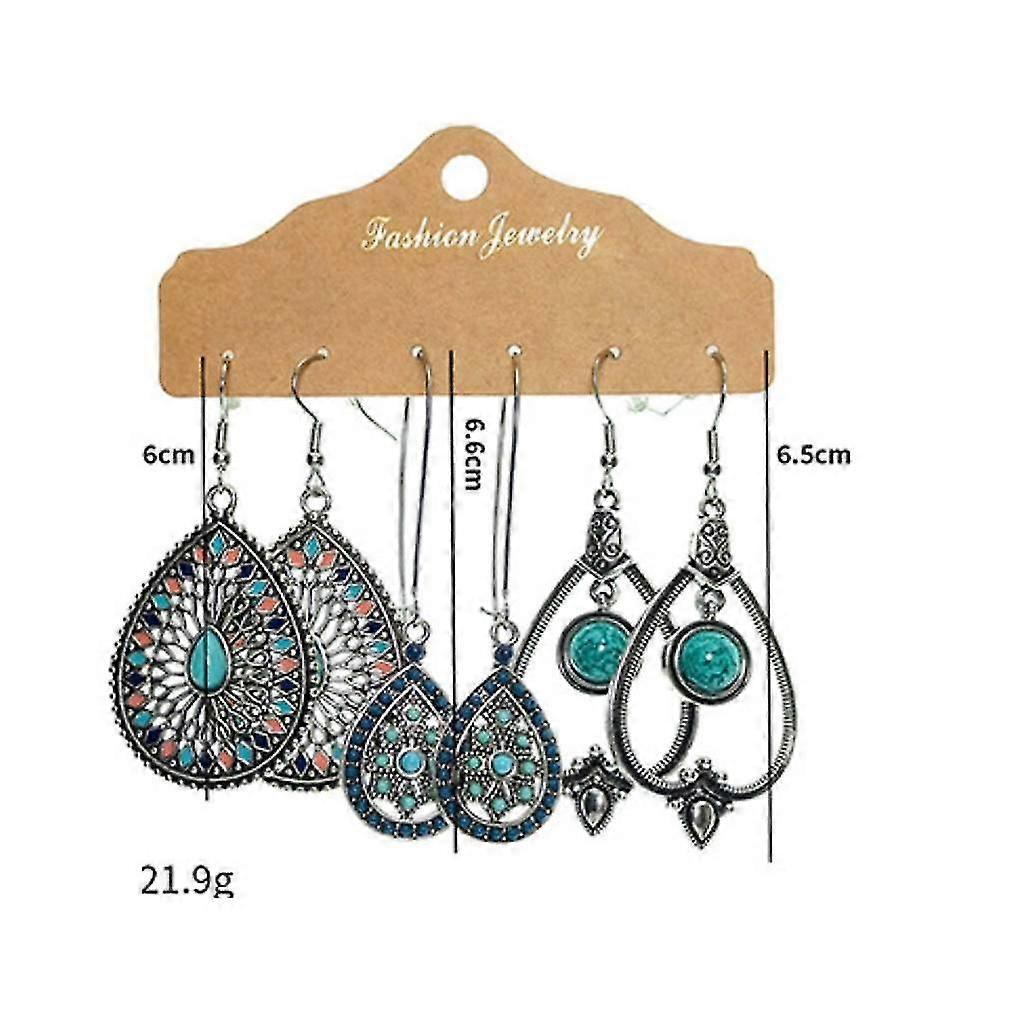 Earrings Set Tassel Water Drop Shell Eardrops Ear Studs For Wedding