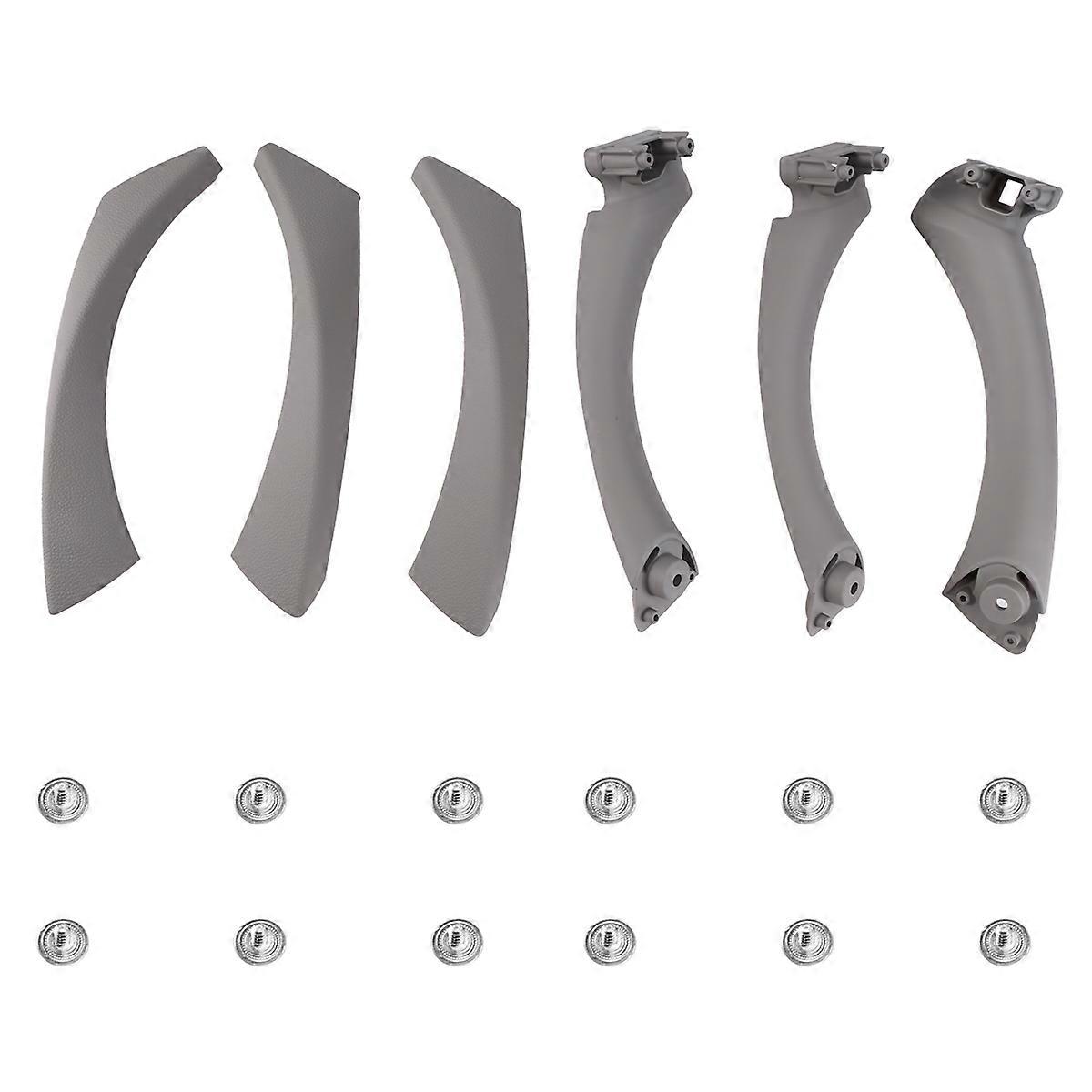 Door Pull Handle Set Replacement for BMW RHD Gray