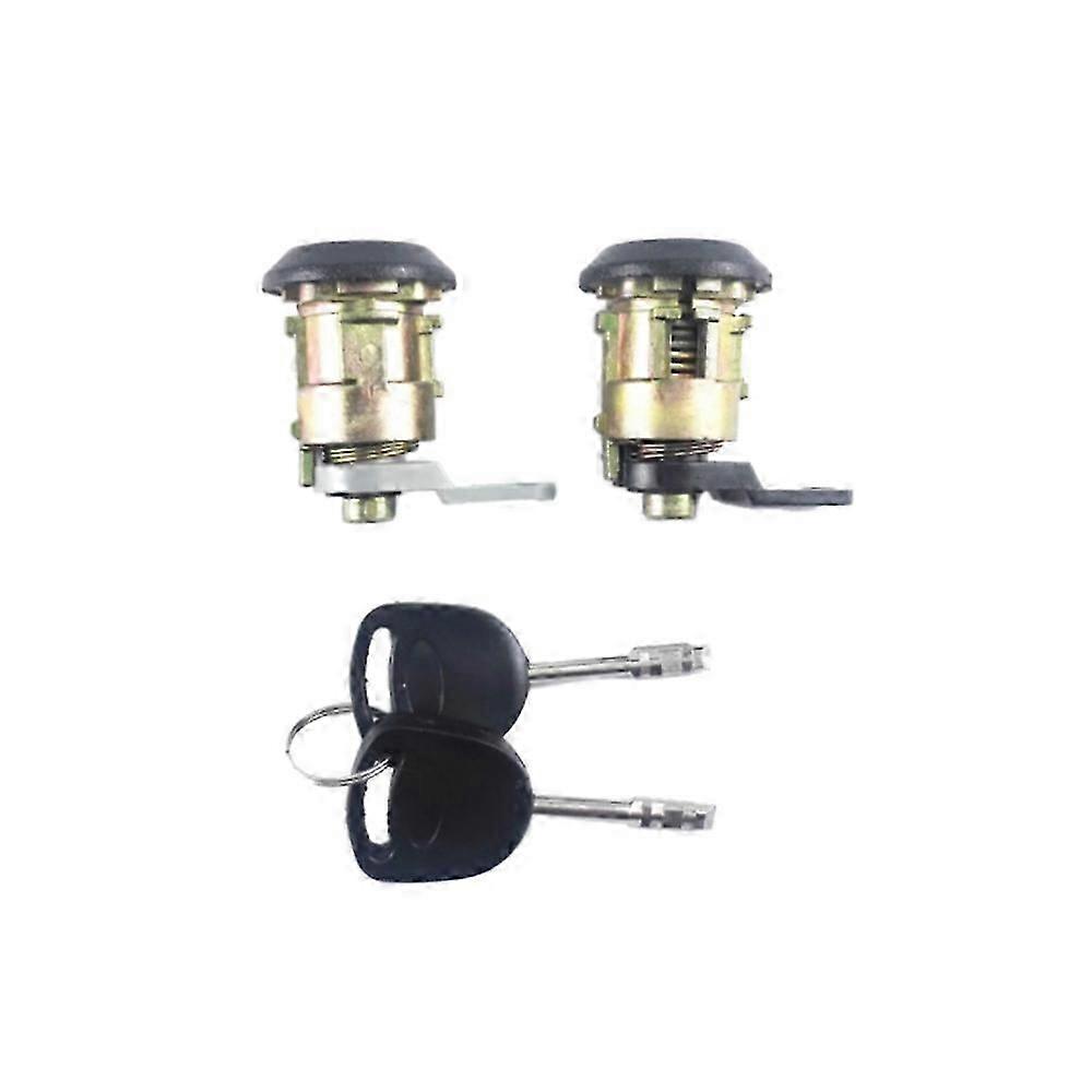 1 Pair 191564789897 compatible with compatible withd Fiesta 95-02 Door Lock Cylinder Key Set