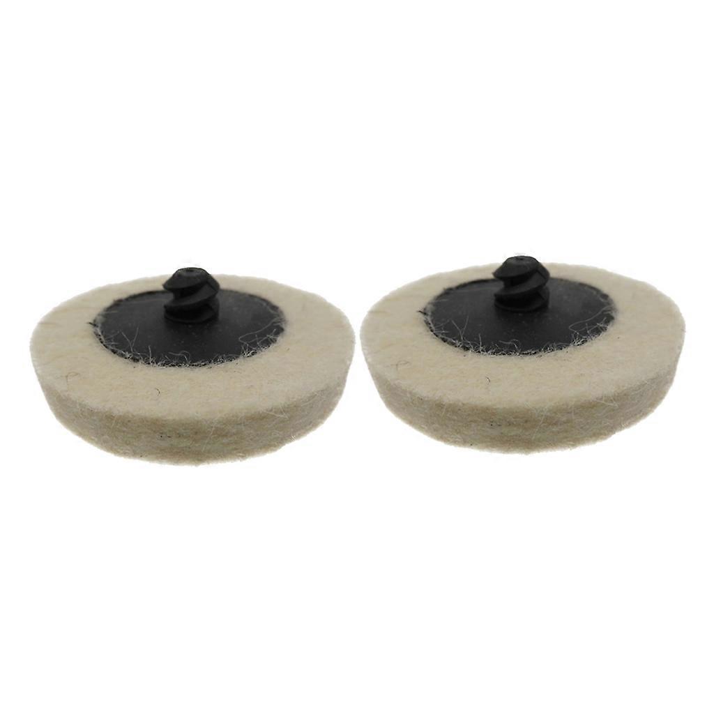 2 Pcs Grinding Sanding Disc Pad 2" Surface Conditioning Wool Blend No Hole