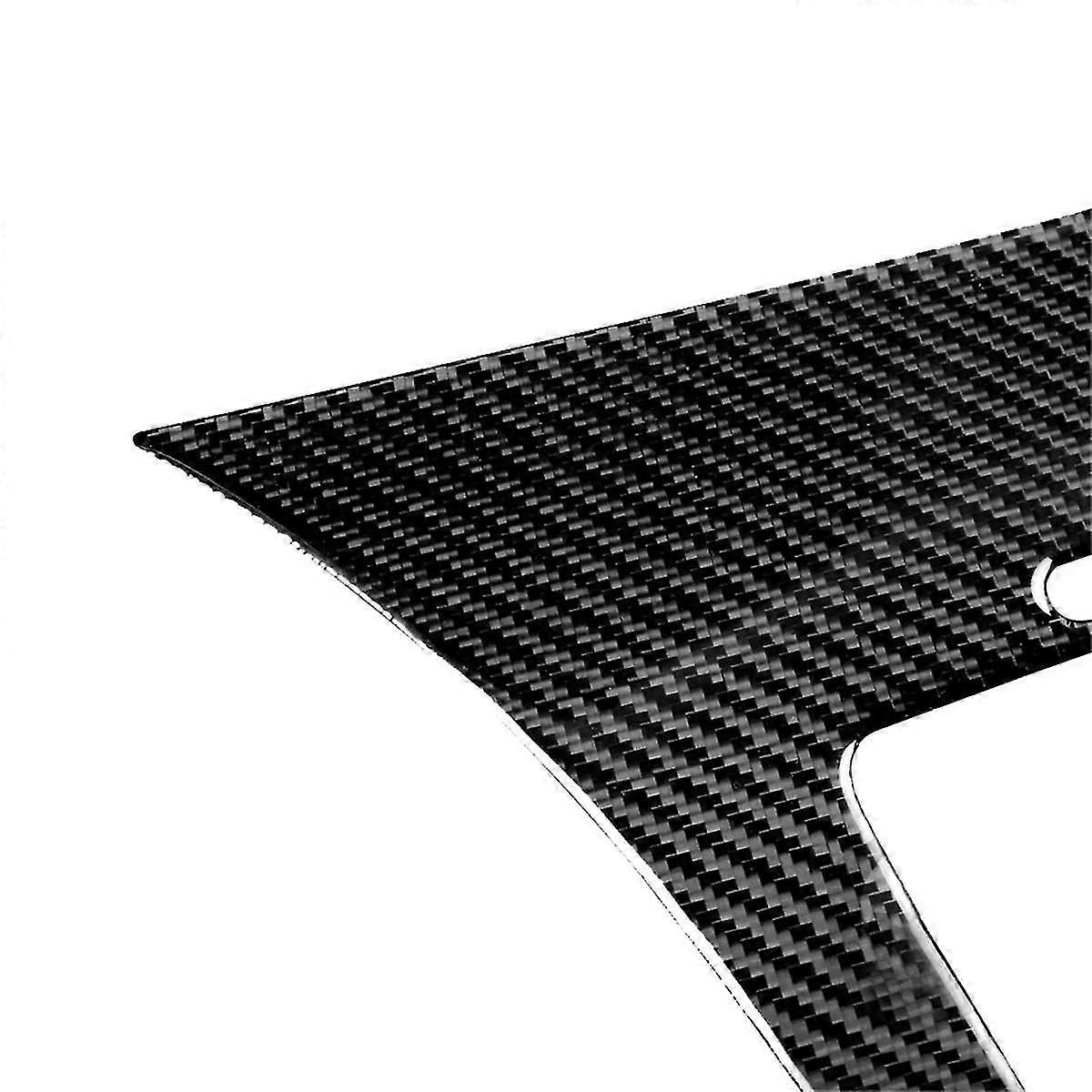 2Pcs for 8Th 06-11 Carbon Fiber Left Dash & GPS Navigation Cover Trim